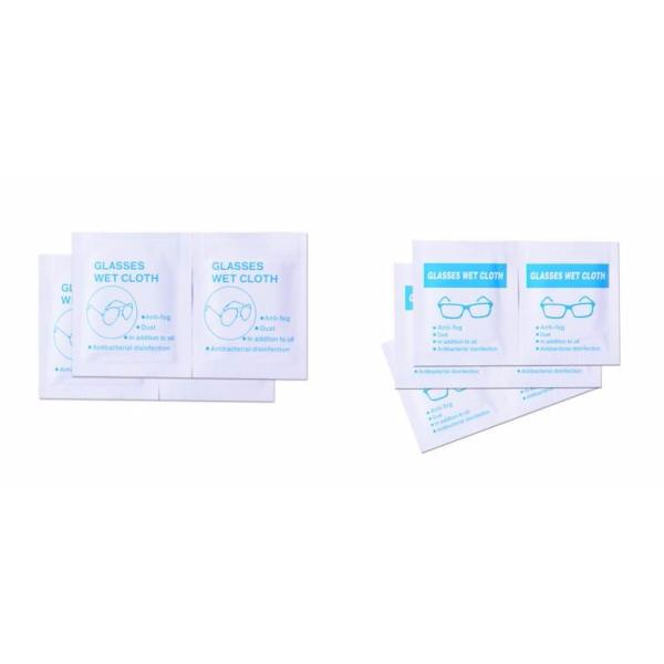 Ламмированные бумажные пакеты из алюминиевой фольги пищевого качества для очистки очков/экрана/очки