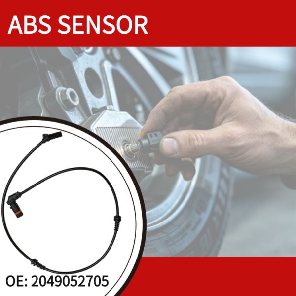 OE 2049052705 Front ABS Wheel Speed Sensor for Mercedes C-Class GLK-Class  E-Class Coupe 2007–2014
