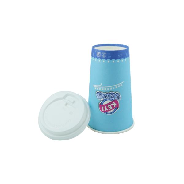 16oz Taking away Cold Drink Paper Cups 90x60x134mm For Iced Beverage