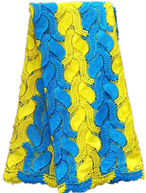 Embroidery 100 polyester african lace styles for dress women