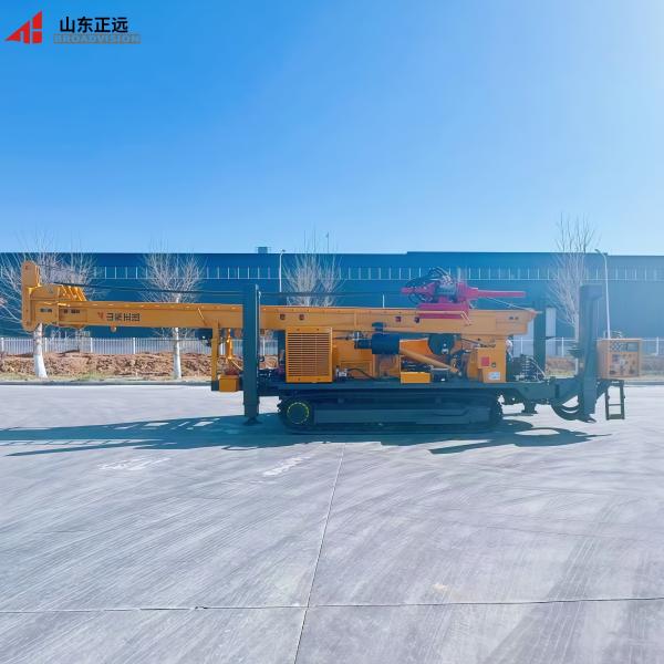 Rotary Crawler Water Well Drilling Rig with Max Rotary Torque of 30000/15000Nm Rotary Drilling Method