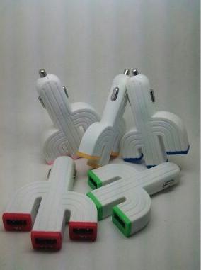 Novelty usb car charger,Cactus shaped usb car charger ,cell phone car charger