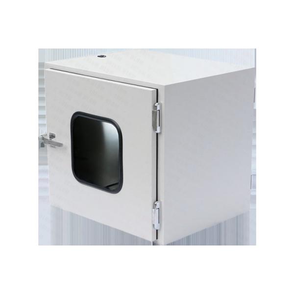 Industrial-Grade Mechanical Interlock Pass Box with Powder-Coated/201 SS Construction and ISO 14644-1 Compliance for Cleanrooms