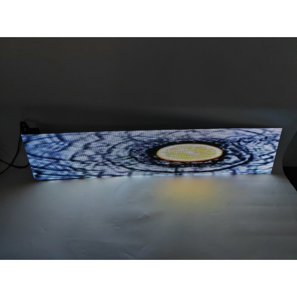 Holographic Transparent Screen P3.91 Flexible LED Film Display IP45 12V Adhesive for Glass Window Advertising
