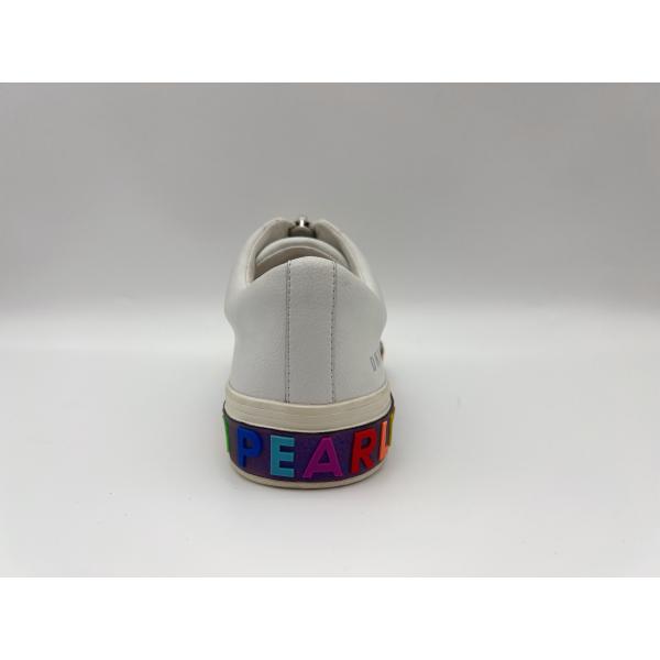 ODM Custom Athletic Sports Shoes soft Womens Patent Leather Tennis Shoes With Metal Zipper