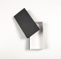 Caixa de embalagem de eletrônicos de presente material de papel revestido reciclável
