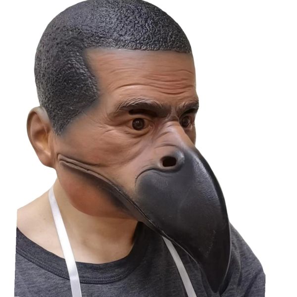 High Detail Latex Monster Mask for Immersive Performances with One Size Fit Most Design