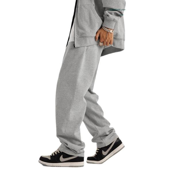 Roupas de rua personalizadas para homens Calças de corrida Calças com tecido respirável e perna larga