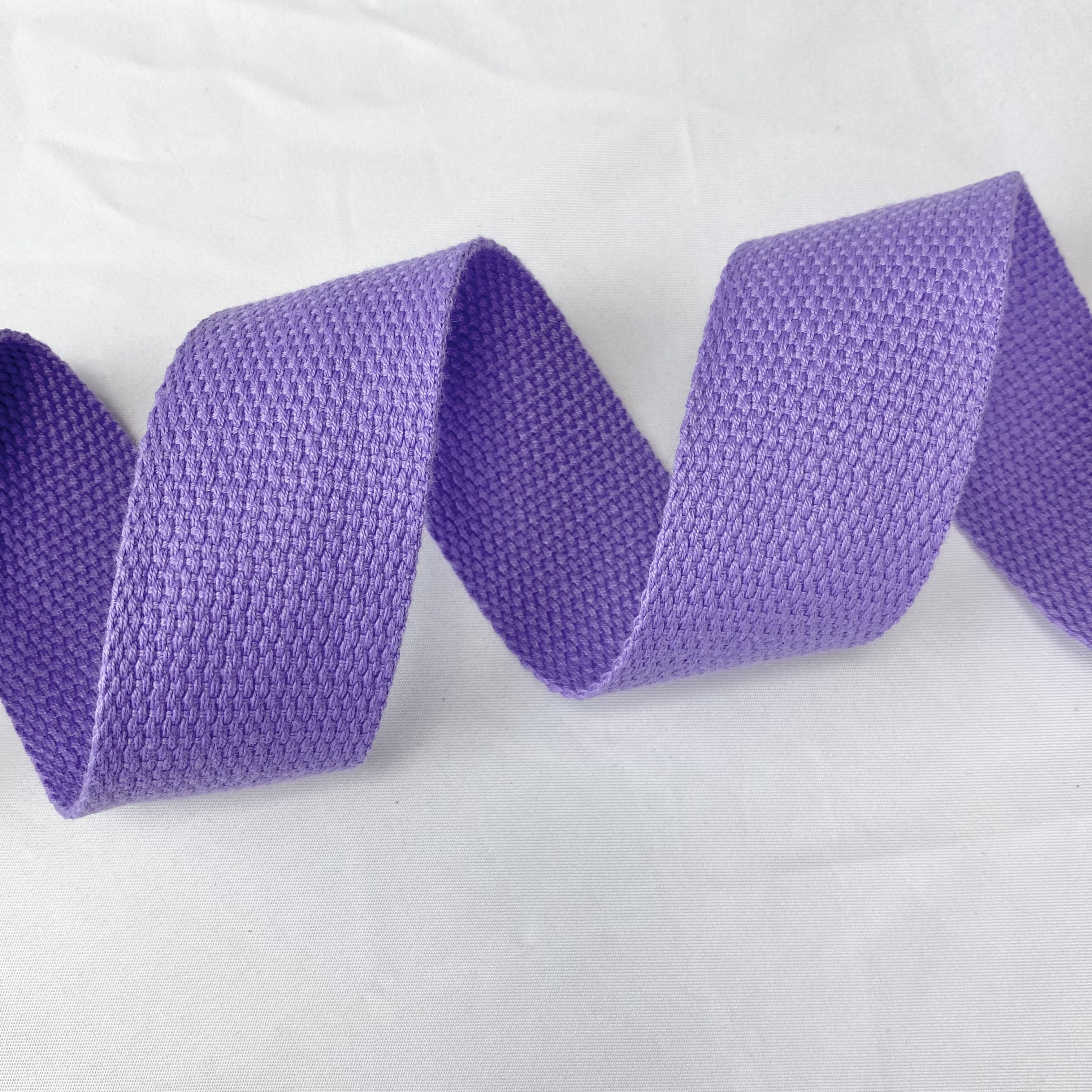 Soft bead Polyester-cotton webbing in a variety of colors Dupont Tote bag strap Textiles