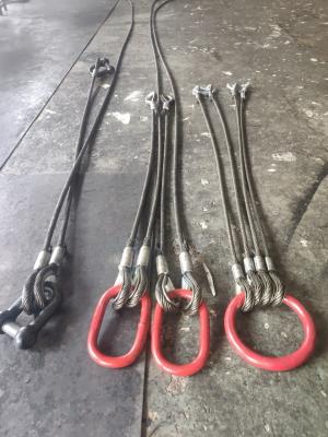 Customized Heavy Duty Stainless Steel Wire Rope With Double Hook Include Looping Cable Gripper For Hanging