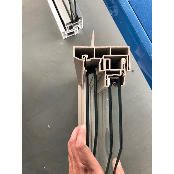 OEM UPVC Sash Window Single Hung Double Glazed для дома