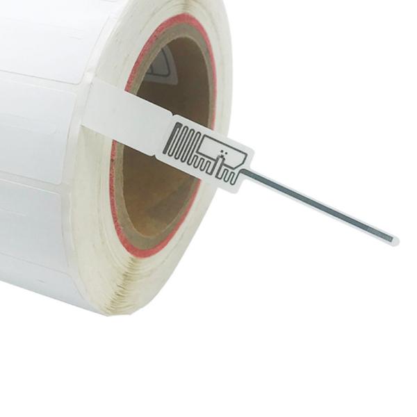 PET UHF RFID Tag Sticker Disposable , Long Range UHF RFID Jewellery Tags