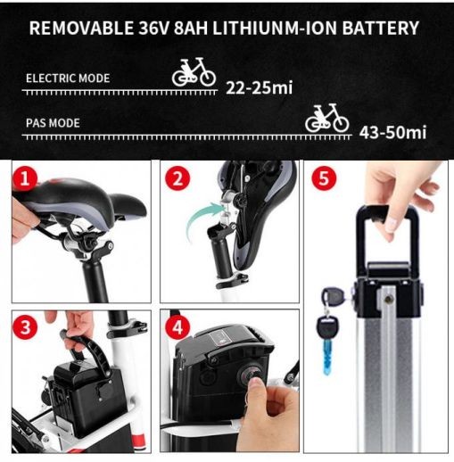 Водоустойчивые батареи ebike лития 20AH, батарея лития 36V для электрических велосипедов