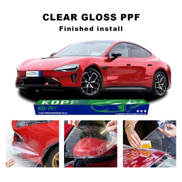 8.5mil USA Gloss PPF Paint Protection Film Nano Ceramic TPH TPU Matte Clear Car Wrap Foil Roll Self Healing Car Covering