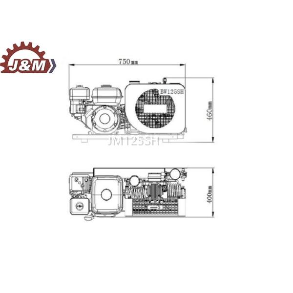 JM125SH 30Mpa 5.5HP 2300r/min High Pressure Air Compressor