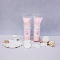 180GSM Disposable Makeup Remover Pads Customized Cotton Makeup Pads