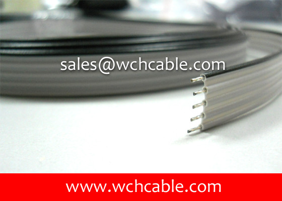 XLPE Flat Ribbon Cable UL21016 #26AWG 60Pins 1.0mm Pitch VW-1/FT1 Fire Resistant