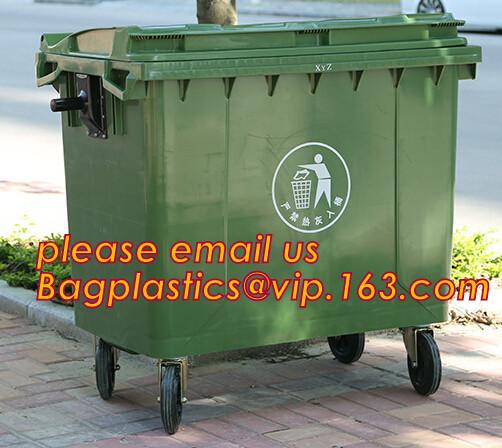 Heavy duty 50L low price dustbin for rubbish/trash bin for sale/movable waste bin, Wall Mounted Can Pino Public Standing