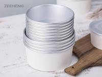 Bacia impermeável da sopa descartável reciclável do papel de embalagem de Brown Com tampa plástica