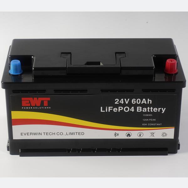 Перезаряжаемая Lifepo4 24V 60Ah литий-ион фосфатная батарея для домашней системы