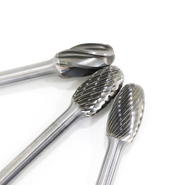 O CARBONETO de TUNGSTÊNIO OVAL das FERRAMENTAS de CORTE da FORMA ESMERILA o DIÂMETRO de PATA SE-5 de 6MM