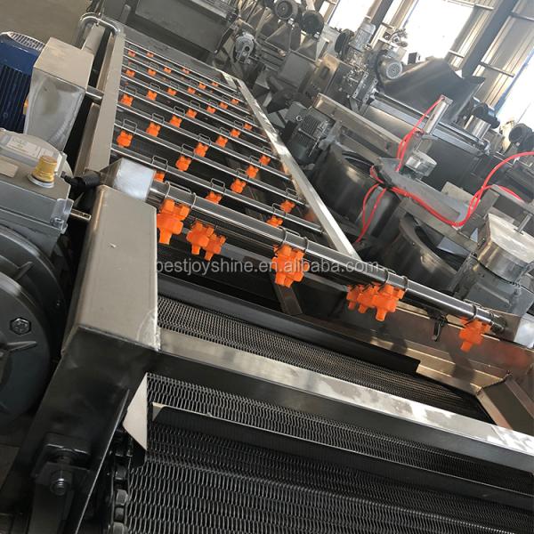 Tomato Washing Machine With Water Filtration System 304 Stainelss Steel Material
