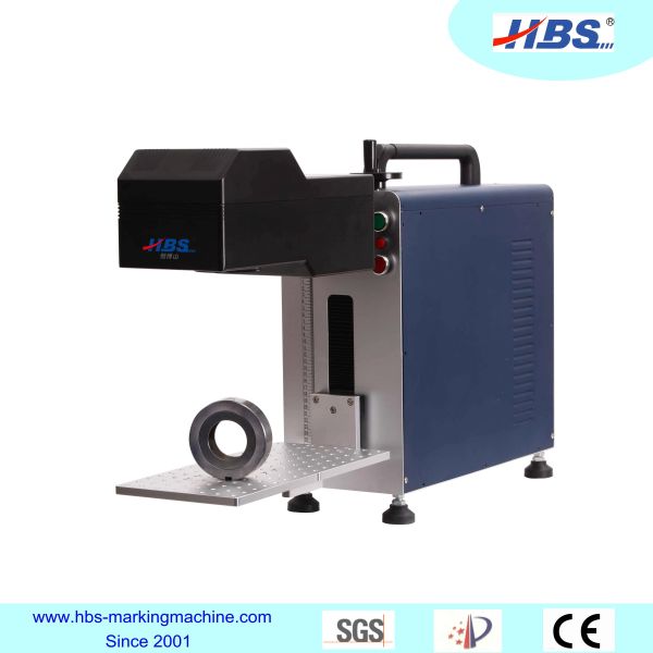 Metal HBS 3D Fiber Laser Engraving Machine For Curve Surface Air Cooling