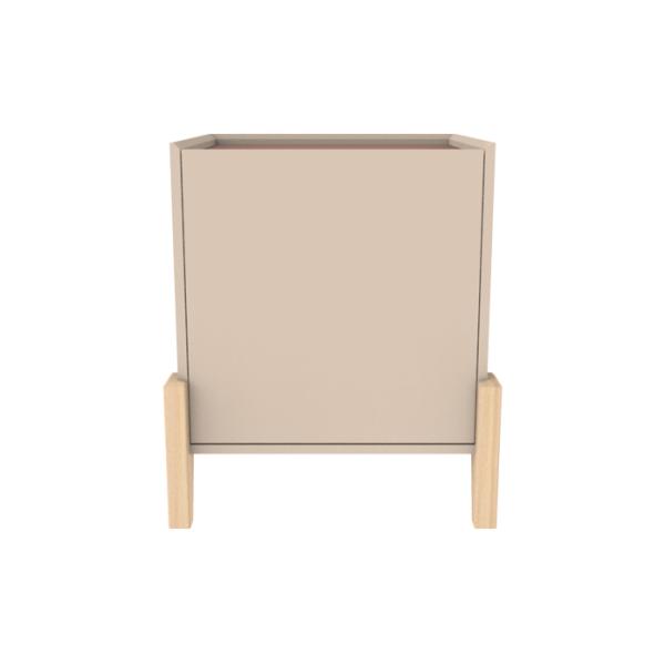 Knock Down 50cm High 42cm Wide Wood Bedside Table