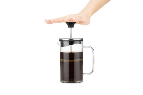 Transparent Pourover Hand Drip Coffee Maker Brewer French Press Portable Moka Pot