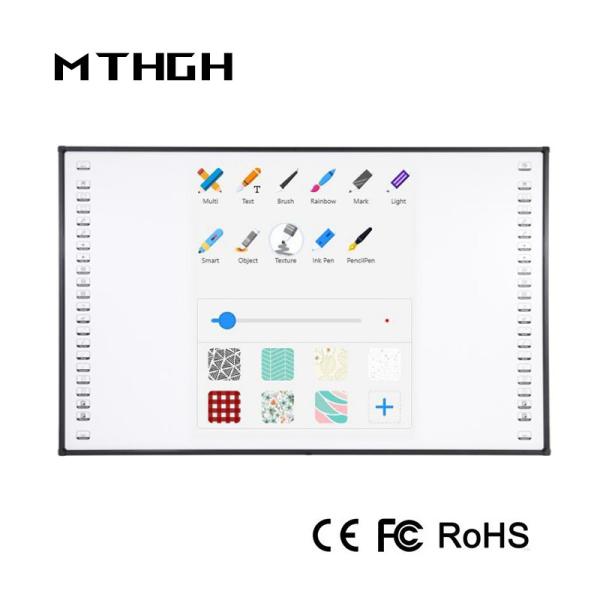 86 Inch Infrared Touch Technology Interactive Whiteboard with 3840X2160 Resolution for Smart Board and Digital Whiteboard