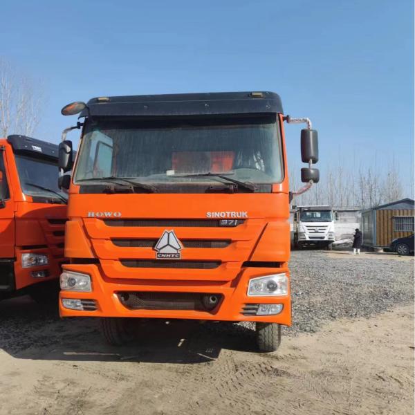 40T 8x4 Used Dump Truck 12 Tires Sinotruk Howo 371 375 horse power