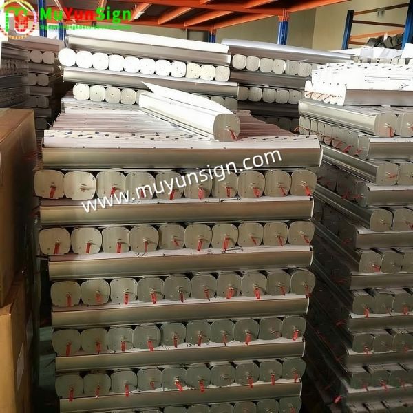 Quick Assembly Disassembly Advertising Display Stand LED Lighting