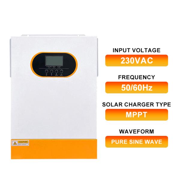 3.5kW Pure Sine Wave Hybrid Inverter 4000W PV Input Power Lithium Activation Function