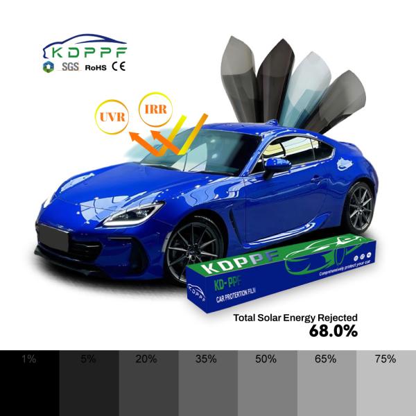 太陽光窓の染料フィルム 熱を拒絶する自己粘着 3M 車の窓の染料