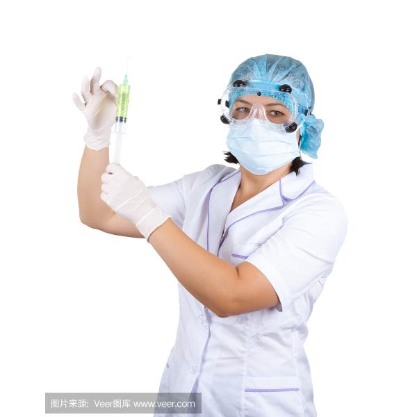 dustproof Medical Consumable Supplies Disposable Face Mask Blue And White
