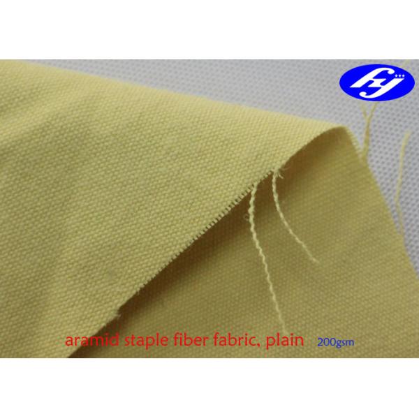 Цвет желтого цвета ткани равнины волокна Пара Арамид доказательства огня туго сплетенный
