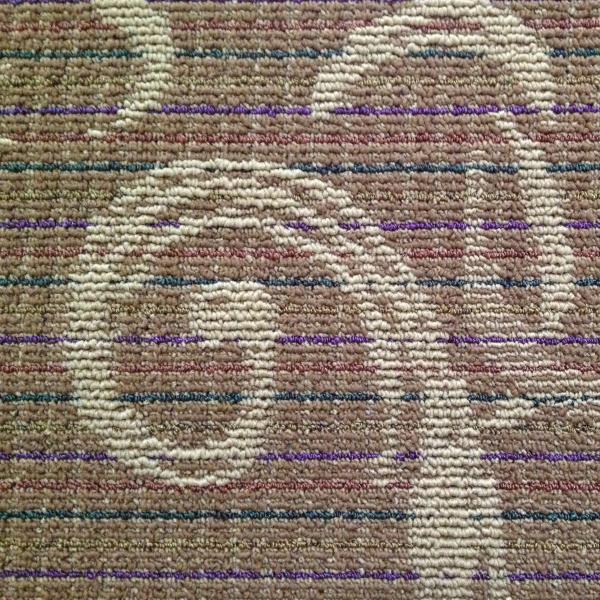 Ковер кучи петли сопротивления протиркой пурпурный с нейлоном полипропилена смешанным