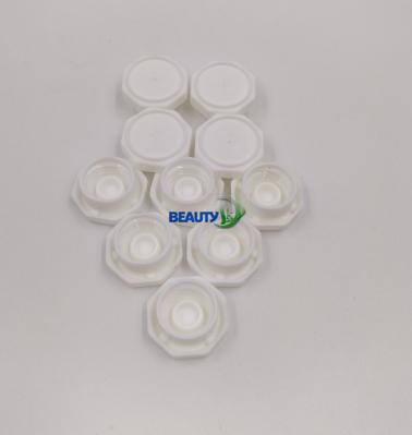M11 PE PP Octagon Plastic Screw Caps For Open Nozzle Cosmetic Aluminum Tubes