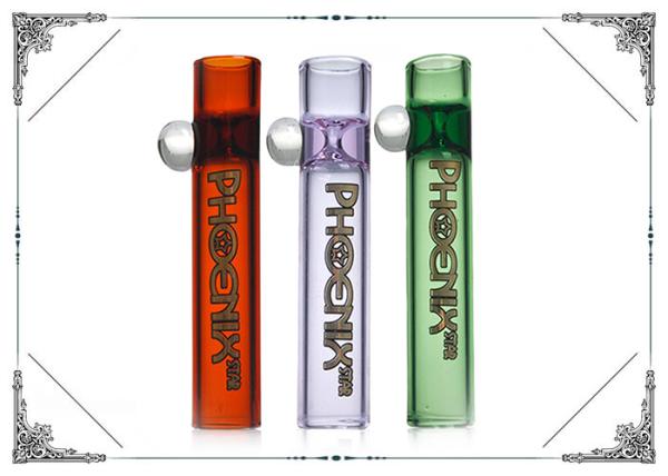 3 Inches 2.5 mm Thickness Smoking Glass Tube Chillum Pocket Pipe