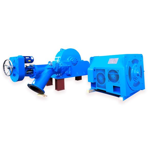Efficiency Stainless Steel Turgo Turbine Generator 200kW-30MW Rated Power 500-3000rpm