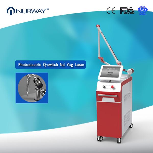 1064nm and 532nm best effect on  Pigment and Tattoo removal Q Switched Nd Yag Laser machine