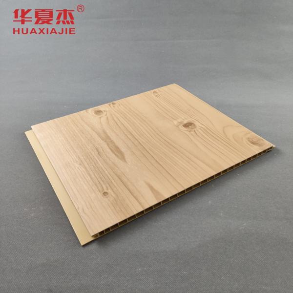 Laminated Wood Grain PVC Panel WPC Wall Panel Interior Home Bathroom Decoration
