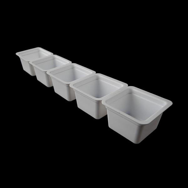 Sealable PP Tray Blister For Butter Food Grade For Jam Portion Control Packaging