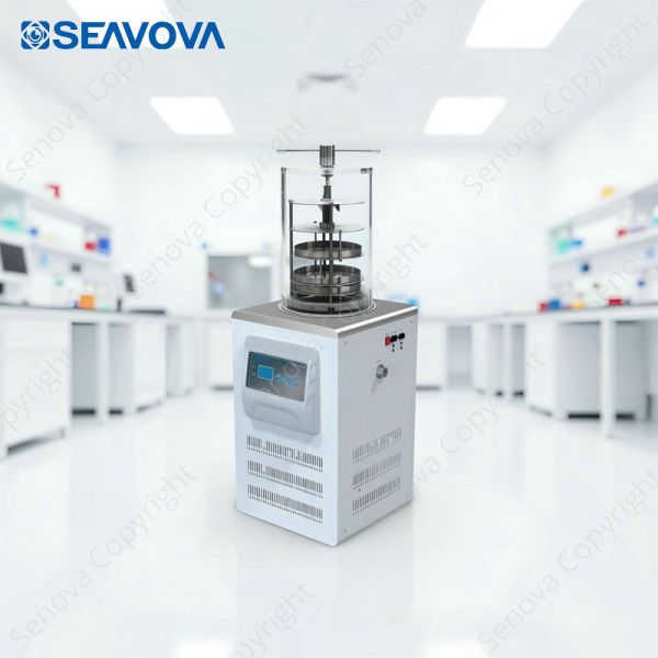 Medicine Processing Vertical Freeze Dryer 6kg Freeze Dryer Machine Small