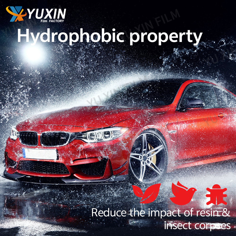 TPU Matte Paint Protection Film High Gloss Hydrophobic Self-healing 7.5mil Strong Stretch