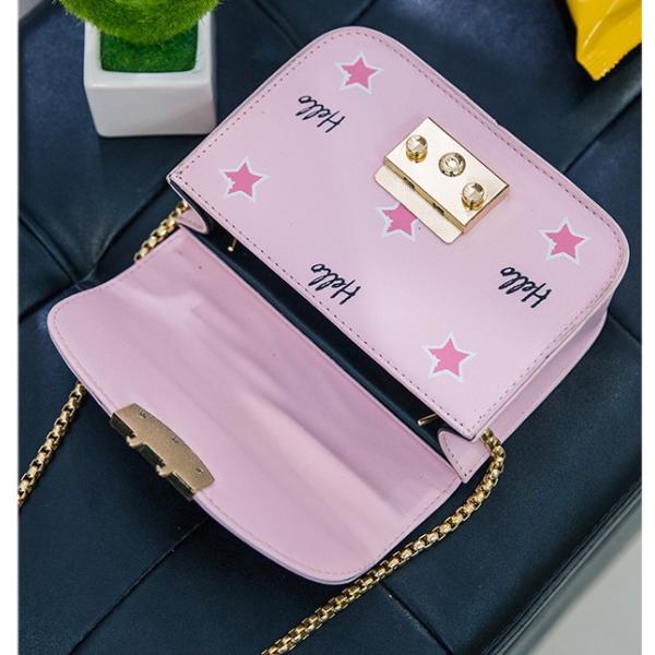 Packet 2016 new wave of female Korean chain bag shoulder bag diagonal package
