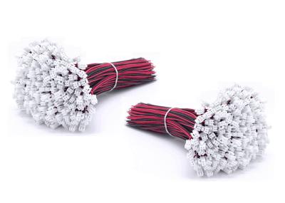 XH2.54 cablagens feitas sob encomenda pretas vermelhas do conector 60mm
