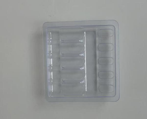 1 ml ampoule blister tray Clear 5 bottles ampoule hole ampoule and small vial plastic tray