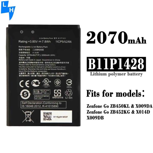 B11P1428 Bateria de telemóvel para ASUS Zenfone GO ZB452KG X009DB ZB450KL X009DA X014D