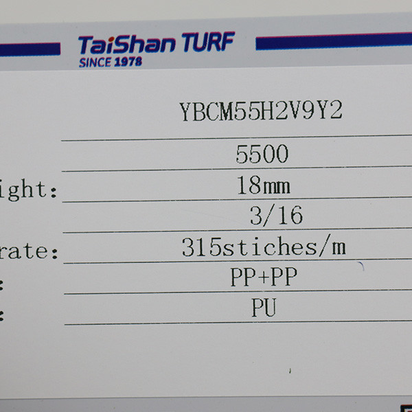 High Density 18mm Thickness Artificial Turf with Great UV Resistance for Golf and Hockey